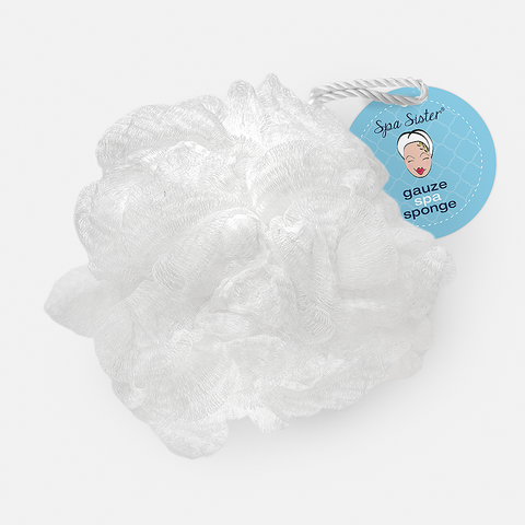 Jumbo Gauze Spa Sponge-White