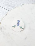 Airplane Enamel Stud Earrings