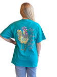 "Rise & Shine & Give God the Glory" Chicken Tee