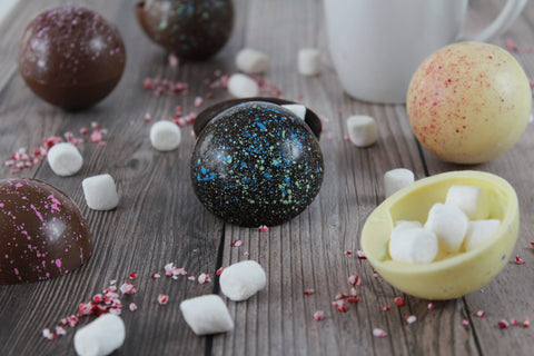 Chocograms Peppermint Mocha Coffee Creamer Hot Cocoa Bombs- 2 Pack