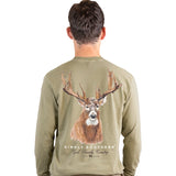 Simply Southern Long Sleeve Comfort Colors Deer T-Shirt