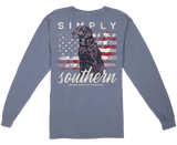 Simply Southern Long Sleeve Comfort Colors USA Lab T-Shirt