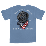 Simply Southern Comfort Colors Black Lab Washed Denim