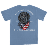 Simply Southern Comfort Colors Black Lab Washed Denim