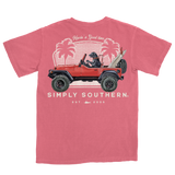 Simply Southern Comfort Colors Surf Dog Watermelon