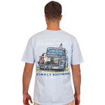 Simply Southern Comfort Colors Truck Chambray