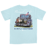 Simply Southern Comfort Colors Truck Chambray