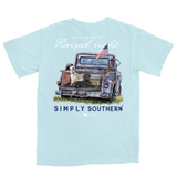 Simply Southern Comfort Colors Truck Chambray