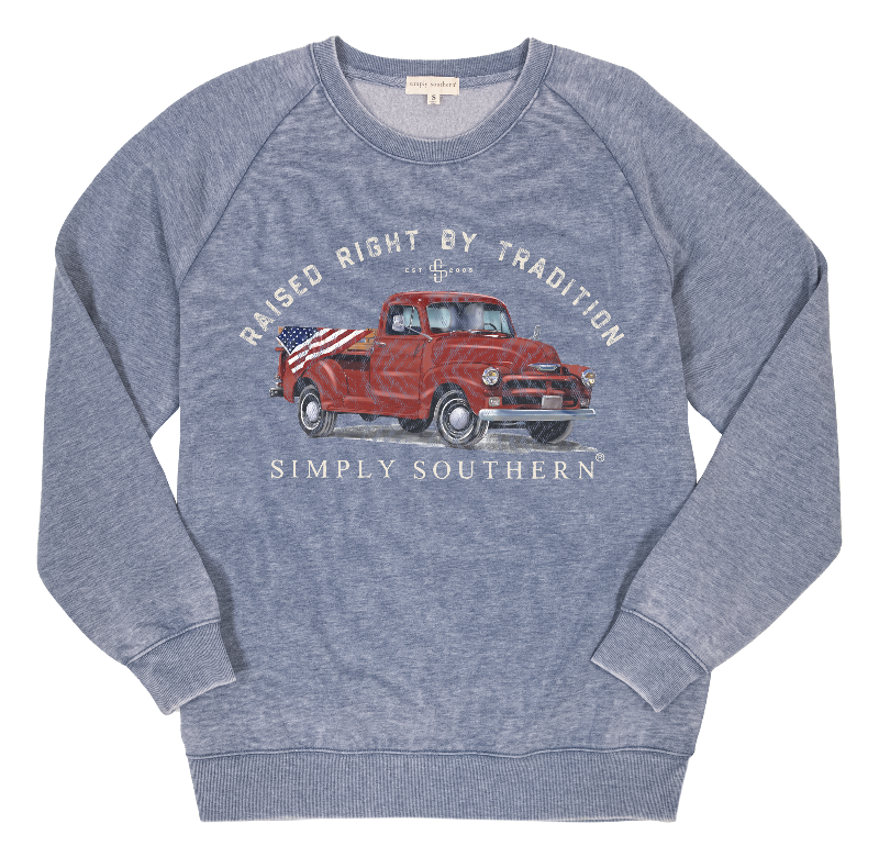 Simply Southern Crew Sweatshirt Truck-DepSea