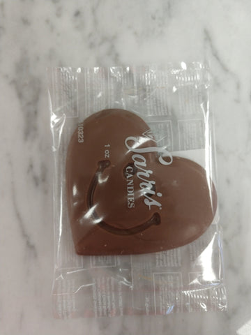 Sarris Chocolate Smiley Heart 1oz