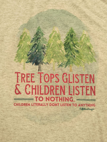 Keffalas Designs Children Listen (Grey) LS T-Shirt