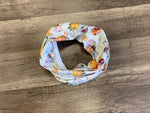Gaiter Mask - Ivory Floral Pumpkins