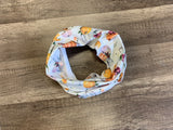 Gaiter Mask - Ivory Floral Pumpkins