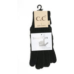 C.C. Beanie Kids Solid Cable Knit Gloves