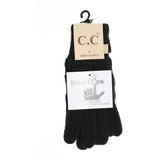 C.C. Beanie Kids Solid Cable Knit Gloves