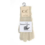 C.C. Beanie Kids Solid Cable Knit Gloves