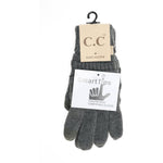 C.C. Beanie Kids Solid Cable Knit Gloves