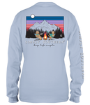 Simply Southern Long Sleeve T-Shirt- Camp Dog Fog
