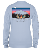 Simply Southern Long Sleeve T-Shirt- Camp Dog Fog