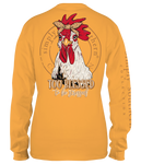 Simply Southern Long Sleeve Chicken Mustard T-Shirt
