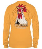 Simply Southern Long Sleeve Chicken Mustard T-Shirt