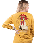 Simply Southern Long Sleeve Chicken Mustard T-Shirt