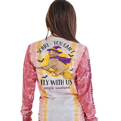 Simply Southern Long Sleeve Halloween Fly T-Shirt