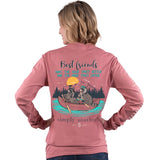 Simply Southern Long Sleeve T-Shirt- Friends Rouge