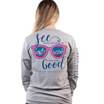 Simply Southern Long Sleeve Good HeatherGrey T-Shirt