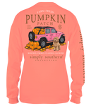 Simply Southern Long Sleeve T-Shirt- Hayride Peach