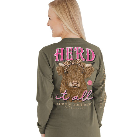 Simply Southern Long Sleeve Herd T-Shirt