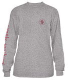 SS Long Sleeve Shoot You Eye Out Kid Heather Grey