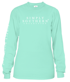 Simply Southern Long Sleeve Merry Surf Christmas T-Shirt