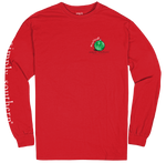 SS Long Sleeve Merry List Red
