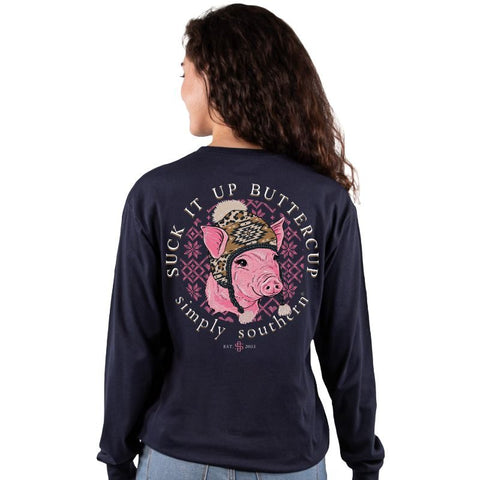 SS Long Sleeve Pig Night