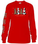 Simply Southern Long Sleeve Santa Cow Christmas T-Shirt