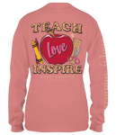 Simply Southern Long Sleeve T-Shirt-Teacher Rouge