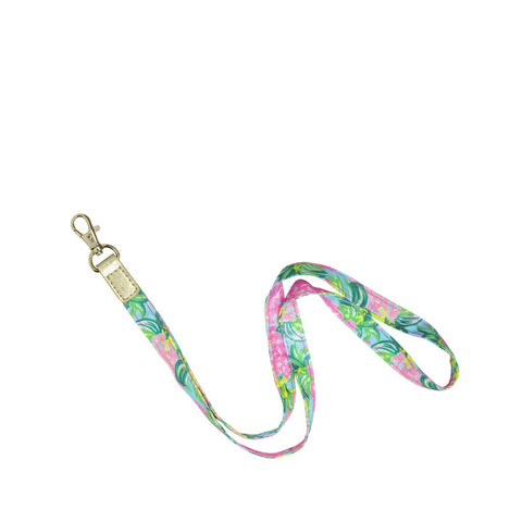 Lilly Pulitzer Lanyard, Pineapple Shake