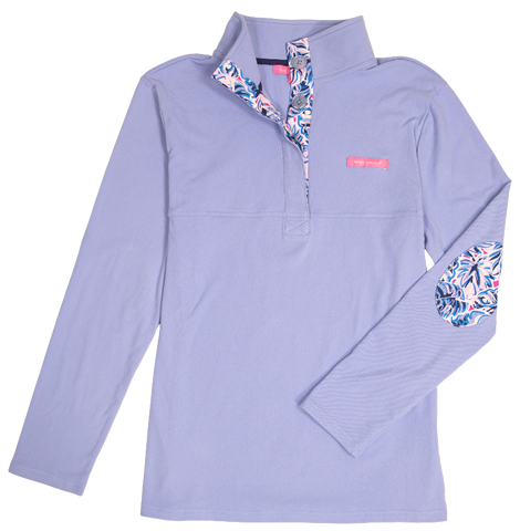 Simply Southern Button Pullover- Leaf