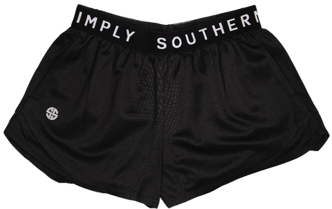 Simply Southern Cheer Short- Black