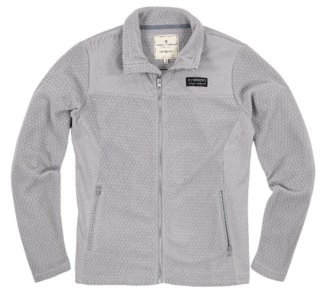 Simply Southern Recycle Zip Grey