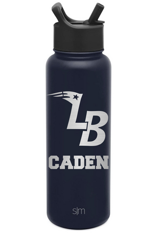 LB 40oz Laser Engraved Water Bottle