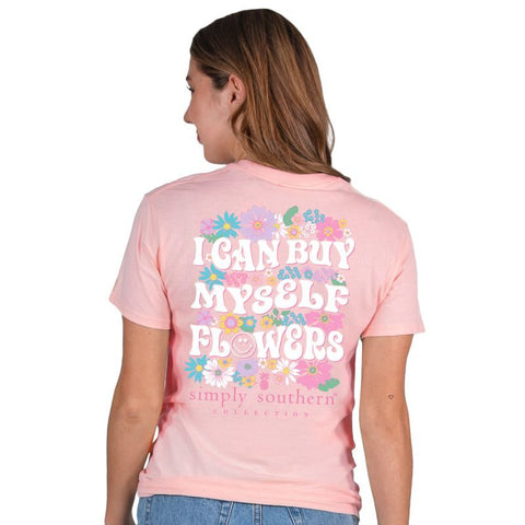 Simply Southern SS Buy Myself Flowers T-Shirt