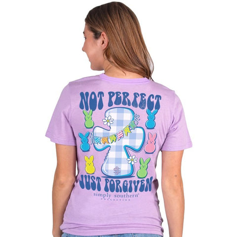 Simply Southern SS Forgiven Purple T-Shirt