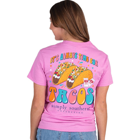 Simply Southern Short Sleeve Taco Petunia T-Shirt
