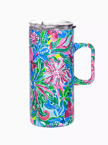 Lilly Pulitzer Travel Mug, Golden Hour