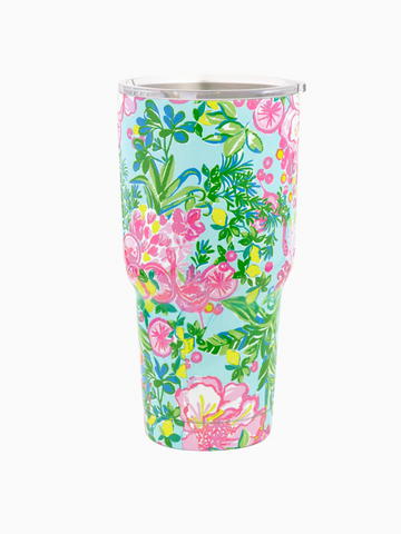 Lilly Pulitzer Insulated Tumbler, Fruity Flamingo