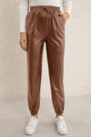 LEATHER LONG PANTS