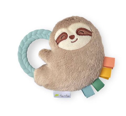 NEW Sloth Ritzy Rattle Pal™ Plush Rattle Pal with Teether
