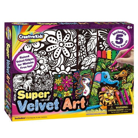 Creative Kids Super Velvet Art For Kids 6+